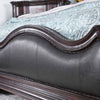 Cama clasica king acturus | cama de madera capitoneada elegante