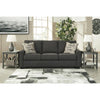 Sofá Lucina de 3 plazas en gris con cojines de asiento ribeteados y almohadas decorativas - Estylo House