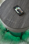 Mesa Sethlen Inteligente con bocina y cargador inalámbrico, mesa lateral moderna