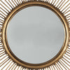 Set de Espejos Sol | Ultramoderna con un Acabado Dorado Envejecido