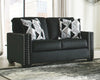 Sofá y Loveseat Gleston Negra