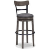Banco de Bar Caitbrook (1 pz) | Acabado Vintage Gris - Estylo House Muebleria