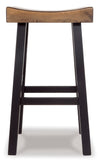 Banco Glosco café para barra o cocina de 77cm, de madera estilo rústico - Estylo House Muebleria