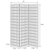 Biombo Plegable Carrie de 3 Paneles – Diseño Moderno en Negro - Estylo House Muebleria