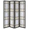 Biombo Plegable Catabella de 4 Paneles – Estilo Floral y Elegancia en tu Hogar - Estylo House Muebleria