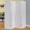 Biombo Plegable Roberto de 4 Paneles – Diseño Moderno en Blanco - Estylo House Muebleria