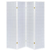 Biombo Plegable Roberto de 4 Paneles – Diseño Moderno en Blanco - Estylo House Muebleria