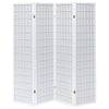 Biombo Plegable Roberto de 4 Paneles – Diseño Moderno en Blanco - Estylo House Muebleria