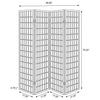 Biombo Plegable Roberto de 4 Paneles – Diseño Moderno en Negro - Estylo House Muebleria