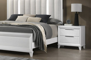 Buro Cressida, recamara Blanca Moderna minimalista - Estylo House Muebleria