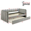 Cama Canguro Melody Individual con Luz LED | Daybed Tapizado Moderno | Hasta 3 Meses Sin Intereses | Envío a Todo México - Estylo House Muebleria