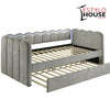 Cama Canguro Melody Individual con Luz LED | Daybed Tapizado Moderno | Hasta 3 Meses Sin Intereses | Envío a Todo México - Estylo House Muebleria