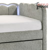 Cama Canguro Melody Individual con Luz LED | Daybed Tapizado Moderno | Hasta 3 Meses Sin Intereses | Envío a Todo México - Estylo House Muebleria