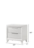 Cama King Cressida, Cama Blanca Moderna Cabecera Tapizada - Estylo House Muebleria