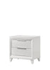 Cama King Cressida, Cama Blanca Moderna Cabecera Tapizada - Estylo House Muebleria