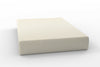 Colchón de Memory Foam tamaño Matrimonial con cubierta acolchada de estampado geométrico beige, en vista de producto independiente sobre fondo blanco - Estylo House Muebleria