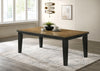 Comedor De Madera Bardstown madera y gris Tradicional 4 Sillas Y Banca - Estylo House Muebleria