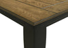 Comedor De Madera Bardstown madera y gris Tradicional 4 Sillas Y Banca - Estylo House Muebleria