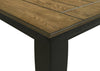 Comedor De Madera Bardstown madera y gris Tradicional 4 Sillas Y Banca - Estylo House Muebleria