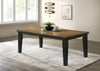 Comedor De Madera Bardstown madera y gris Tradicional 4 Sillas Y Banca - Estylo House Muebleria