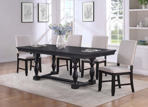 Comedor De Madera Regent, Mesa Elegante Y 6 Sillas - Estylo House Muebleria