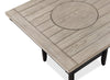 Comedor Fulton con 4 sillas y banco | Diseño moderno con plato giratorio - Estylo House Muebleria