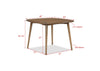 Comedor Weldon De Madera Contemporaneo Minimalista - Estylo House Muebleria