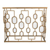 Consola Majaci | Elegancia minimalista con lujo dorado - Estylo House Muebleria