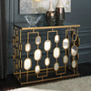 Consola Majaci | Elegancia minimalista con lujo dorado - Estylo House Muebleria