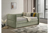 Daybed Philipa Verde con Cama Nido | Sofá Cama Canguro Moderno - Estylo House Muebleria