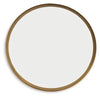 Espejo Circular Dorado