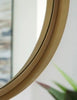 Espejo Circular Dorado