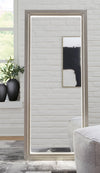 Espejo de Piso con Almacenamiento e Iluminación LED Evesen - Estylo House Muebleria