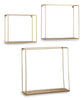 Juego de Estantes para Pared (3pz) | Diseño Moderno y Multidimensional - Estylo House Muebleria