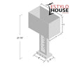 Lampara De Buro Negra, Lampara Monica De Escritorio Con Usb Y Corriente Eléctrica - Estylo House Muebleria