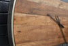 Reloj De Pared Panchali Minimalista De Madera Y Borde Metal - Estylo House Muebleria