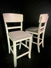 Set de sillas para comedor blanco 2 SILLAS DE MADERA blanca tapizada |Oferta especial set de 2| - Estylo House Muebleria