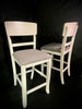 Set de sillas para comedor blanco 2 SILLAS DE MADERA blanca tapizada |Oferta especial set de 2| - Estylo House Muebleria