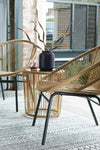 Set Para Exterior, Sillones De Jardín Y Mesa De Mimbre - Estylo House Muebleria