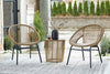 Set Para Exterior, Sillones De Jardín Y Mesa De Mimbre - Estylo House Muebleria