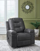 Sillón Reclinable Mecedor Negro Windstade | Calor y Masaje Lumbar - Estylo House Muebleria