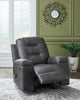 Sillón Reclinable Mecedor Negro Windstade | Calor y Masaje Lumbar - Estylo House Muebleria