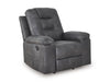 Sillón Reclinable Mecedor Negro Windstade | Calor y Masaje Lumbar - Estylo House Muebleria