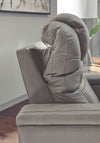 Sillón reclinable de cuero ultramoderno, sillón con porta vasos y bocinas
