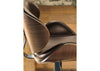 Banco De Madera Y Cuero Para Barra, Banco Alto Elegante - Estylo House Muebleria