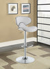 Banco Moderno Y Minimalista Blanco, Altura Ajustable - Estylo House Muebleria