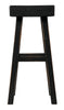 Banco para barra o cocina de 77cm, de madera estilo rústico - Estylo House Muebleria