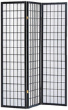 Biombo Plegable Carrie de 3 Paneles – Diseño Moderno en Negro - Estylo House Muebleria