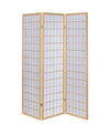 Biombo Plegable Carrie de 3 Paneles – Estilo Shoji en Color Natural con Envío Gratis a Todo México - Estylo House Muebleria