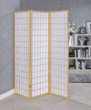 Biombo Plegable Carrie de 3 Paneles – Estilo Shoji en Color Natural con Envío Gratis a Todo México - Estylo House Muebleria